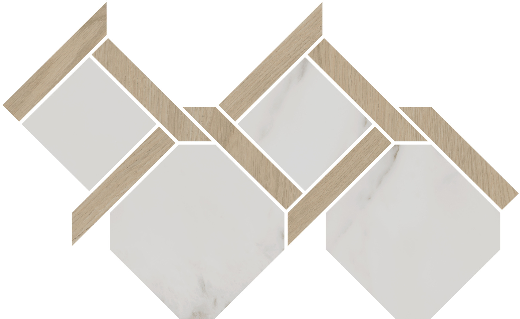 Керамический декор Kerama Marazzi Монте Тиберио ID169 наборный лаппатированный 48x29.5