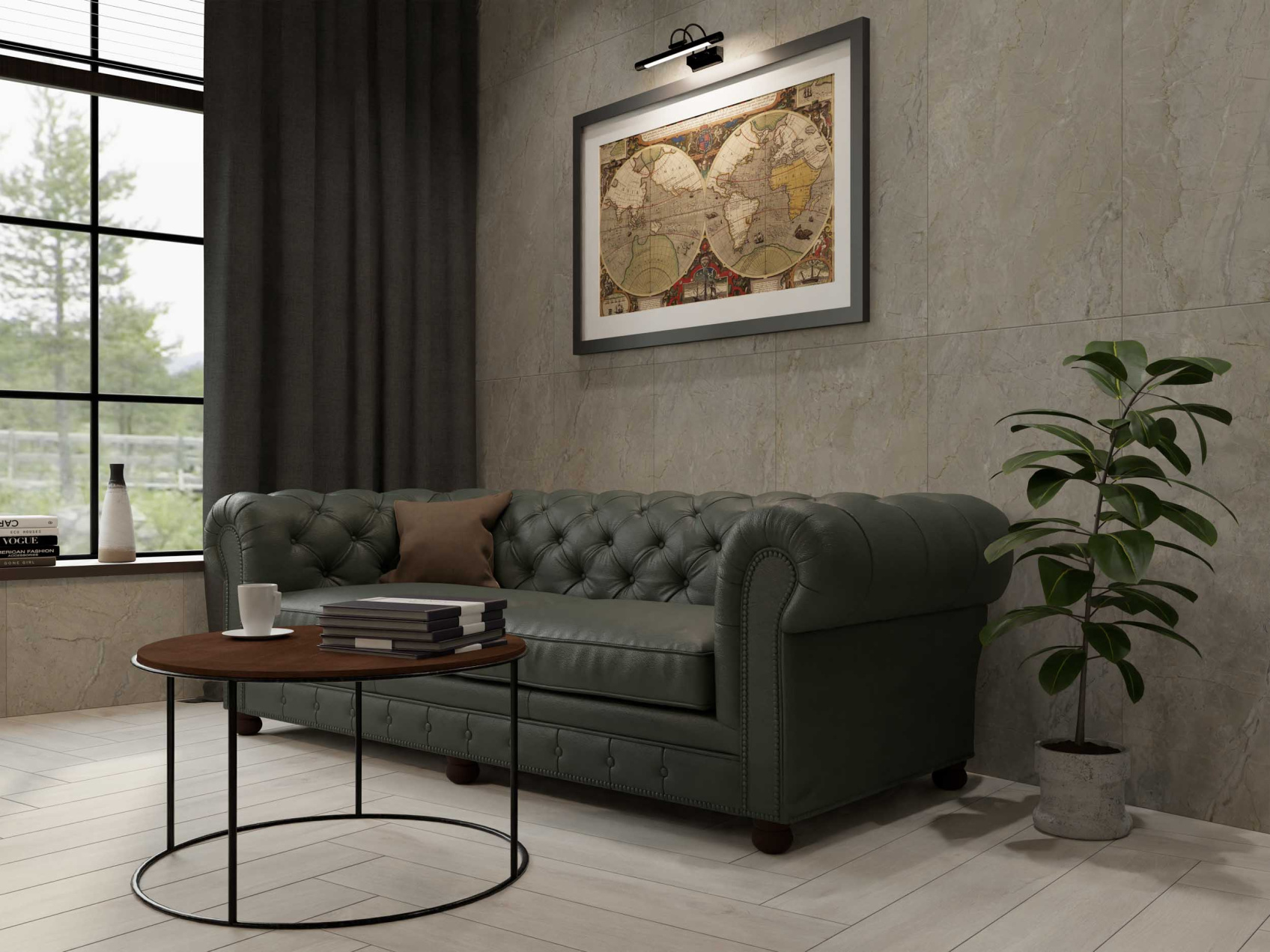 Керамический гранит Estima Bernini BR02 бежевый неполированный 60x120