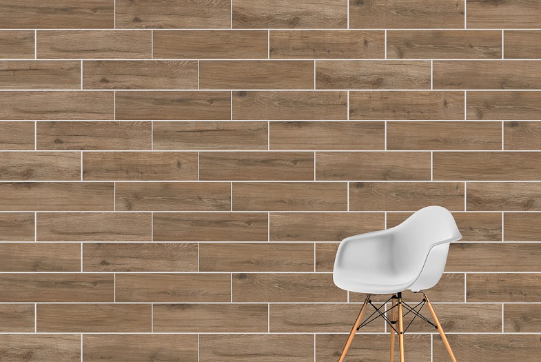 Керамический гранит Vitra OriginWood K952413R Тауп Матовый матовый 20х80