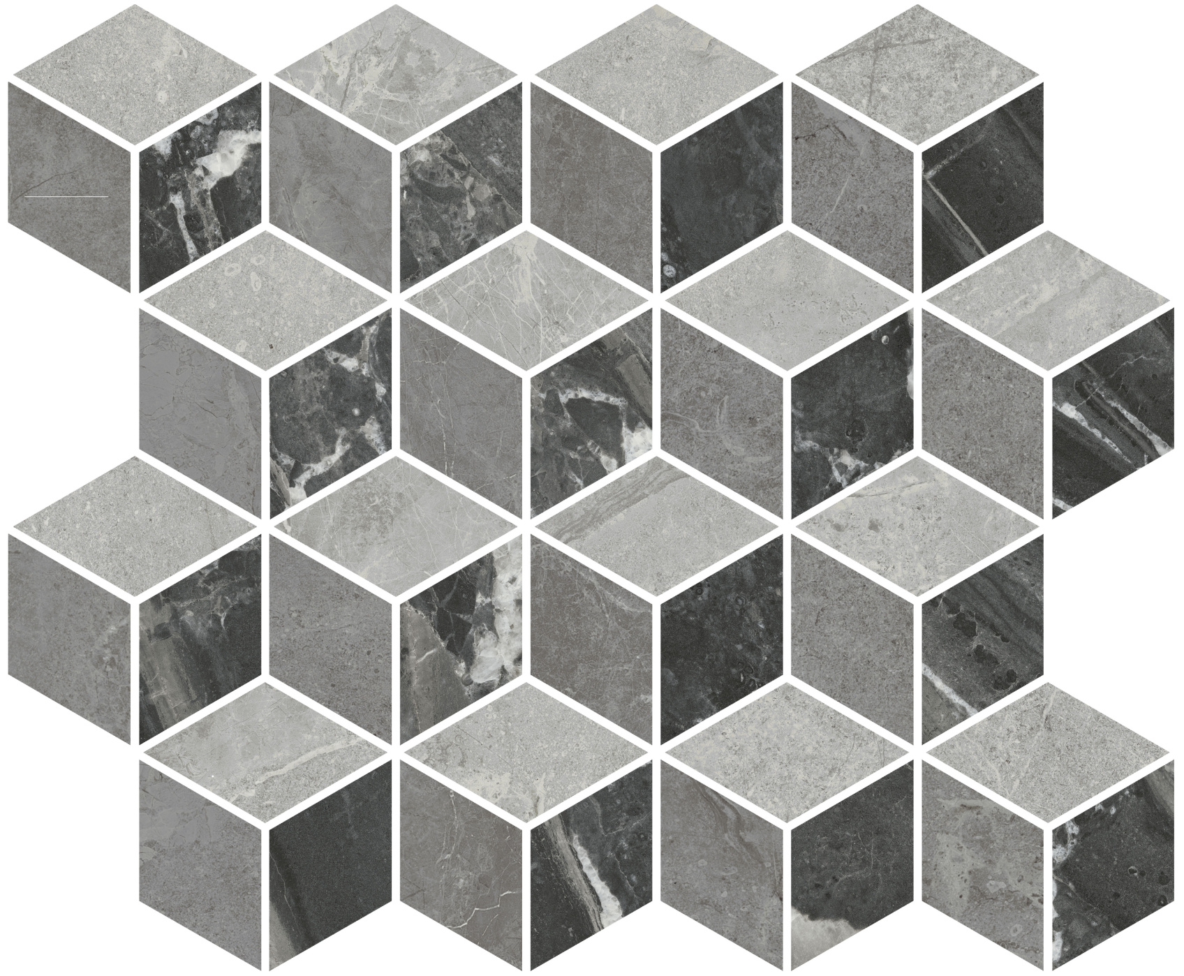 Керамическая мозаика Kerama Marazzi Риальто 1 глянцевая 45x37.5