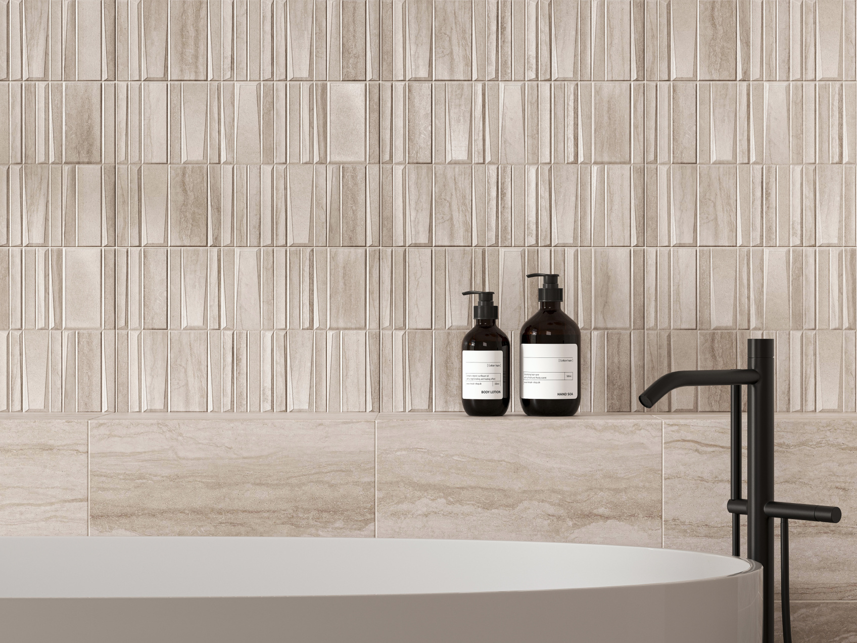 Керамическая плитка Gracia Ceramica Треви беж низ 03