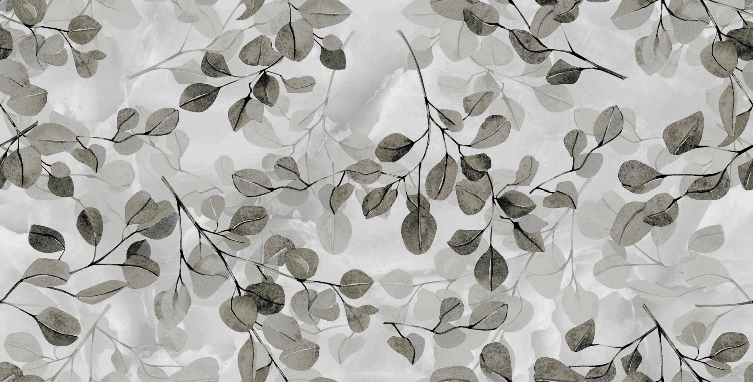 Керамическая плитка Сильвия TP3666H декор серый глянцевая 30х60