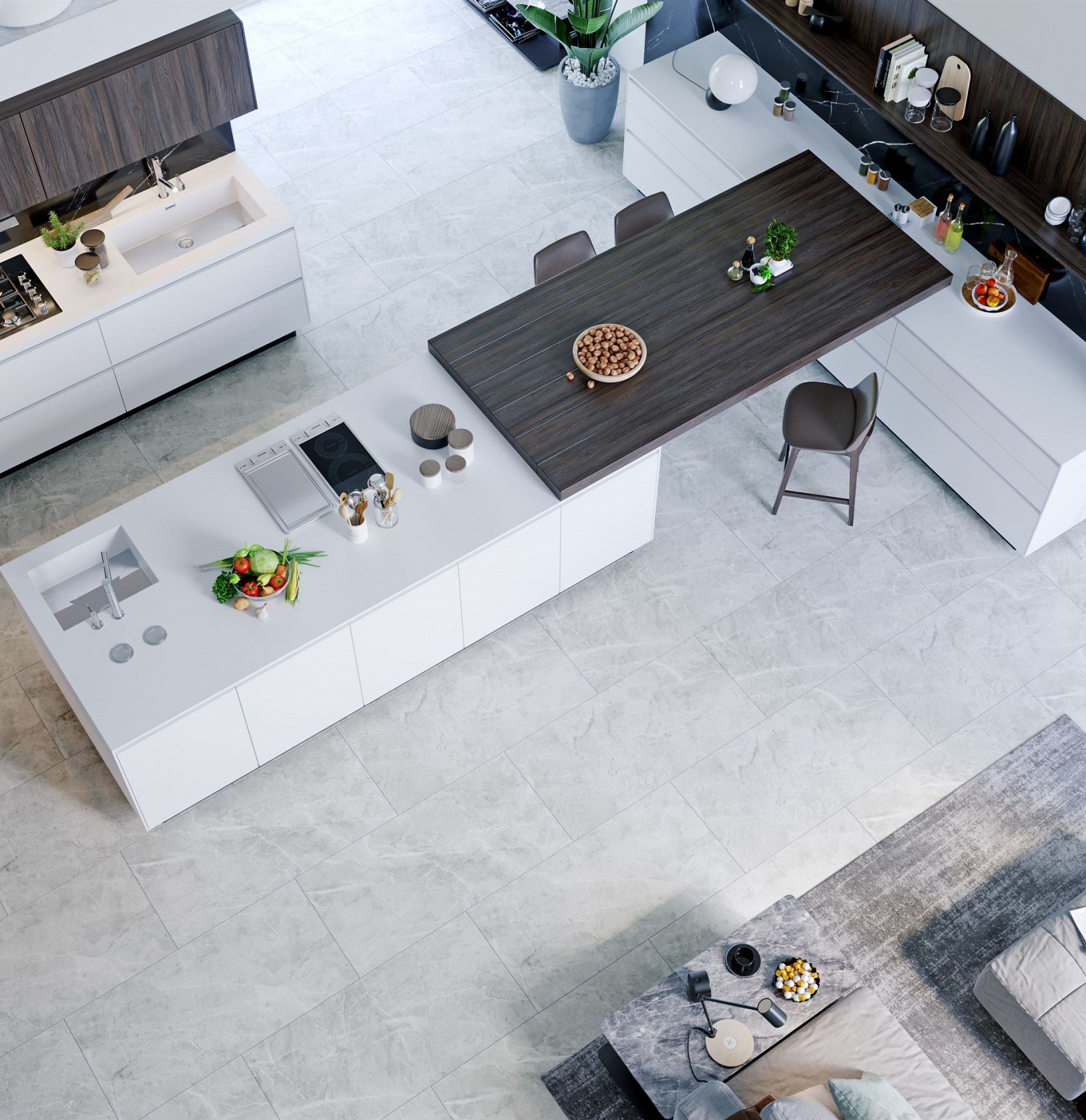 Керамический гранит Axima Manchester серый 60х120