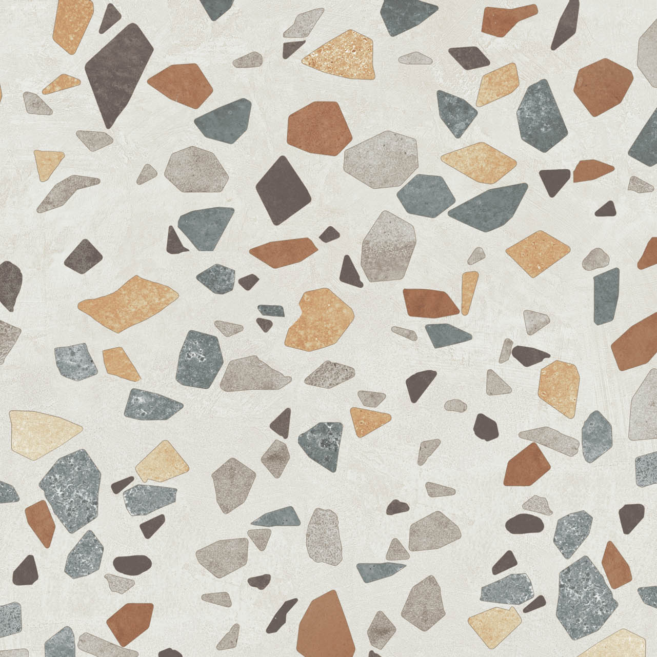 Керамический гранит Estima Arti AT 02 белый неполированный 80x80