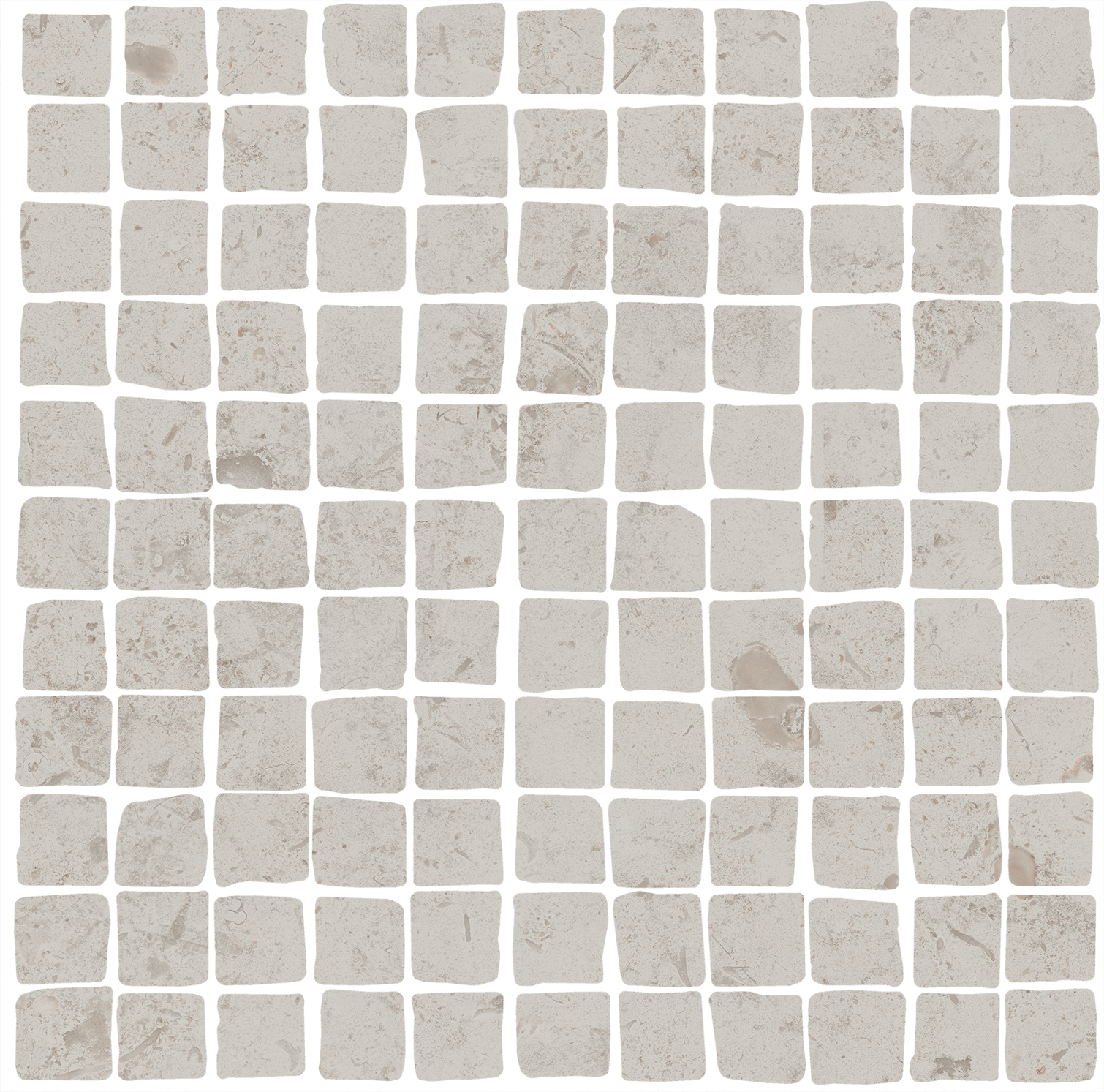 Керамогранитная мозаика Kerama Marazzi Про Лаймстоун Спакко MBS003 серый светлый матовый 20х20