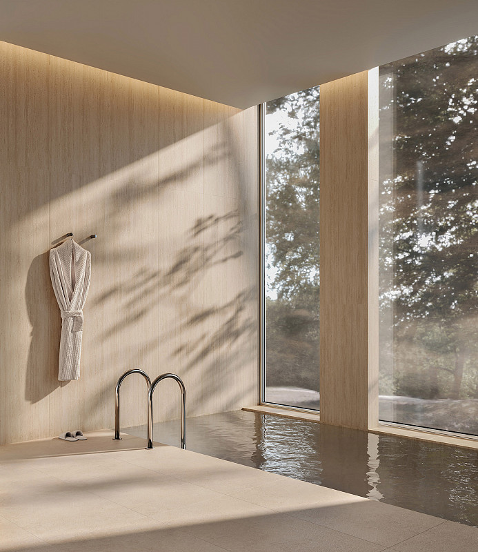 Керамический гранит Vitra СпаСтоун Травертин Матовый R10A 60X120