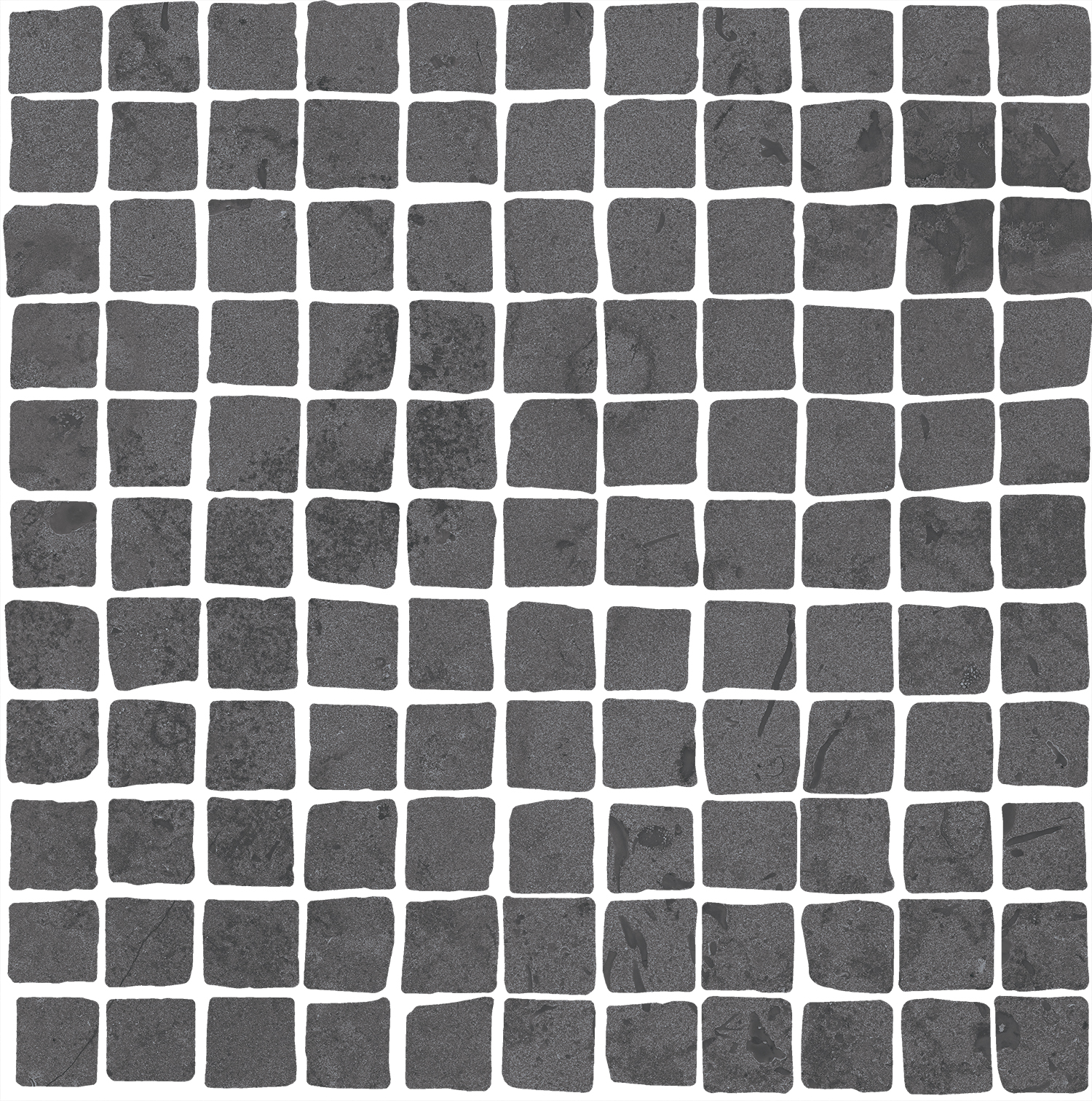 Керамогранитная мозаика Kerama Marazzi Про Лаймстоун Спакко MBS001 серый темный матовый 20х20