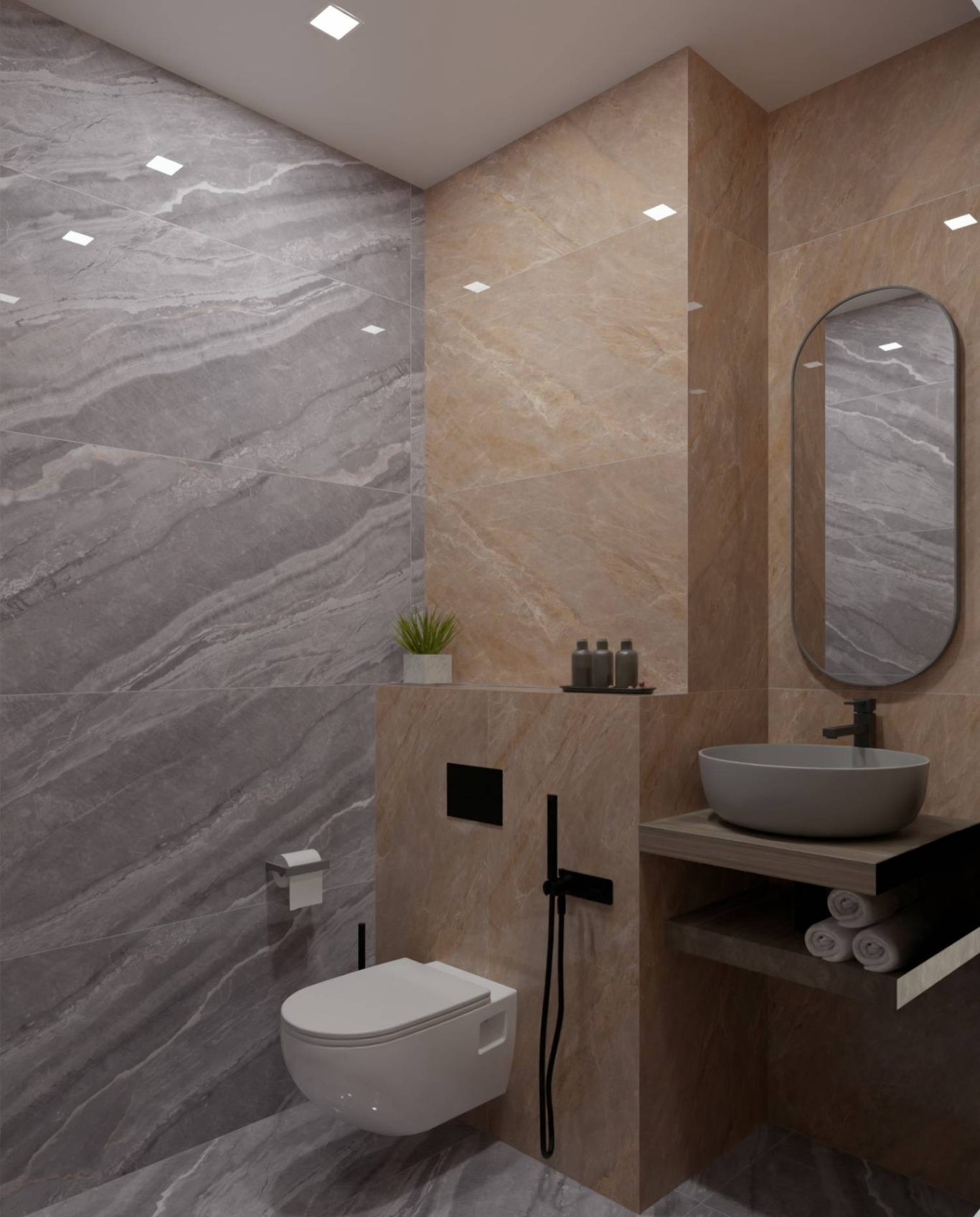 Керамический гранит Wan Sheng Lande мрамор темно-серый полированный L12630 600x1200