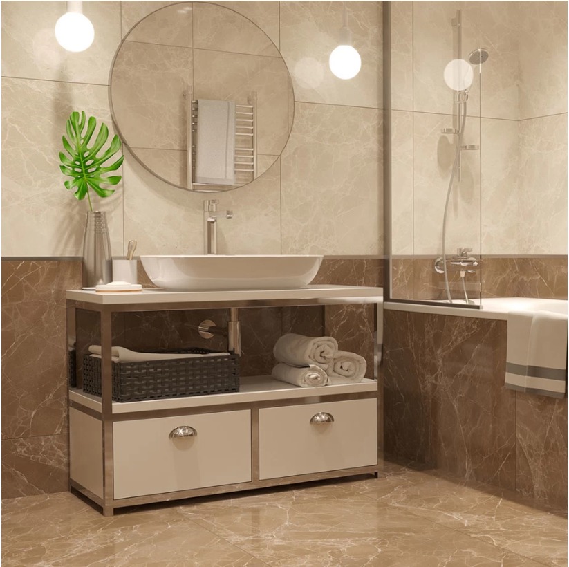 Керамический гранит Grasaro Emotions коричневый Sugar-эффект  60х60