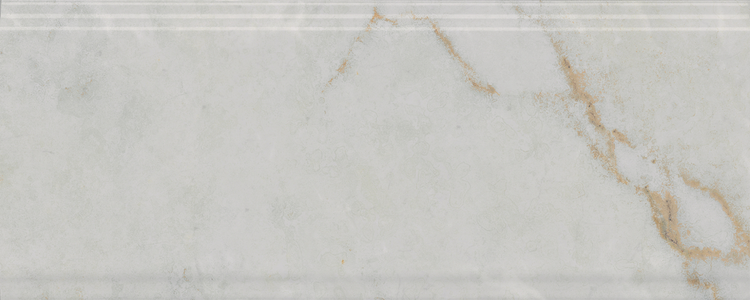 Керамический бордюр Kerama Marazzi Серенада BDA025R белый глянцевый обрезной 30x12