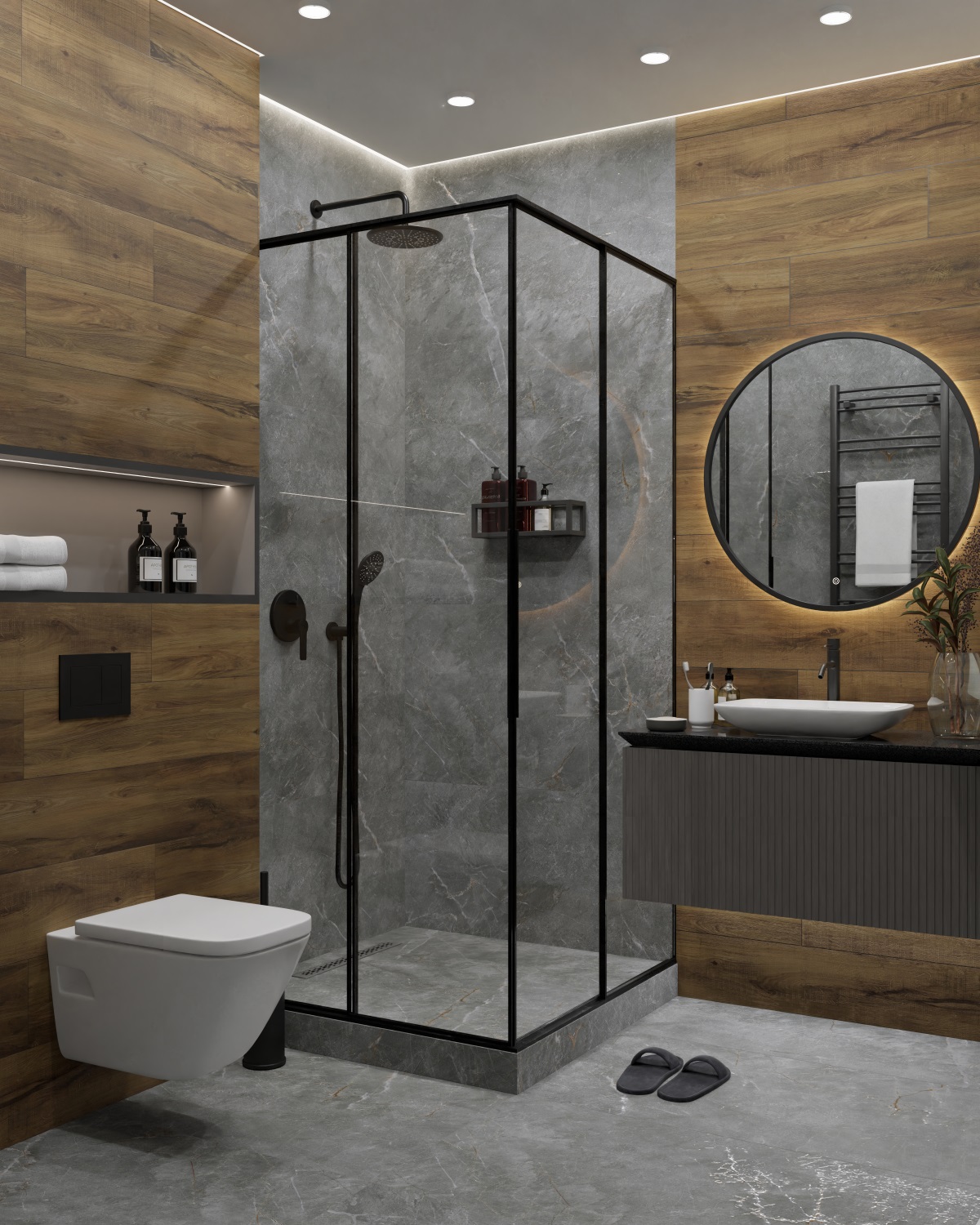 Керамический гранит Primavera Taiga Wenge 20х120 WD104