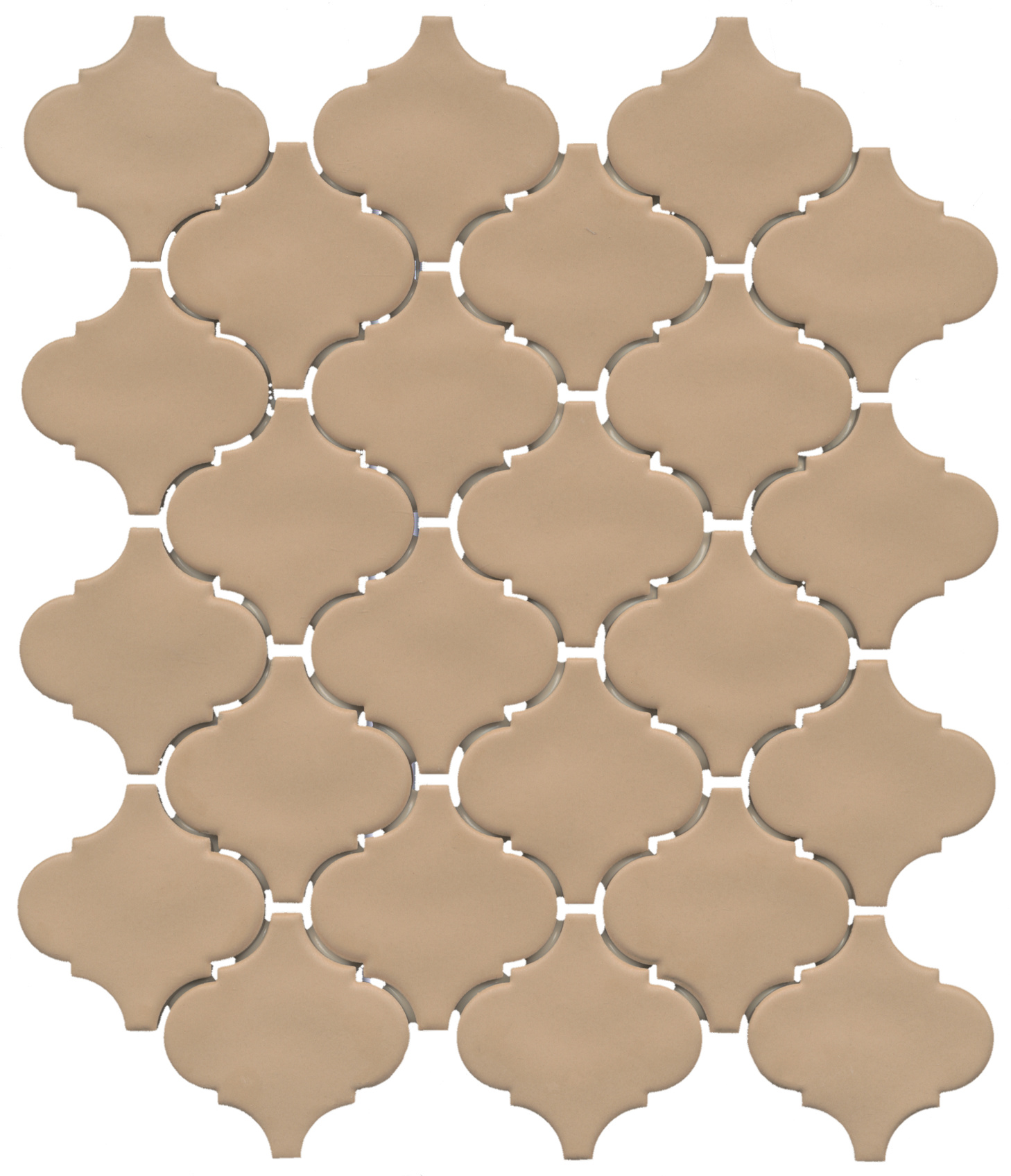 Керамическая мозаика Kerama Marazzi Арабески Марокко бежевая матовая 26x30