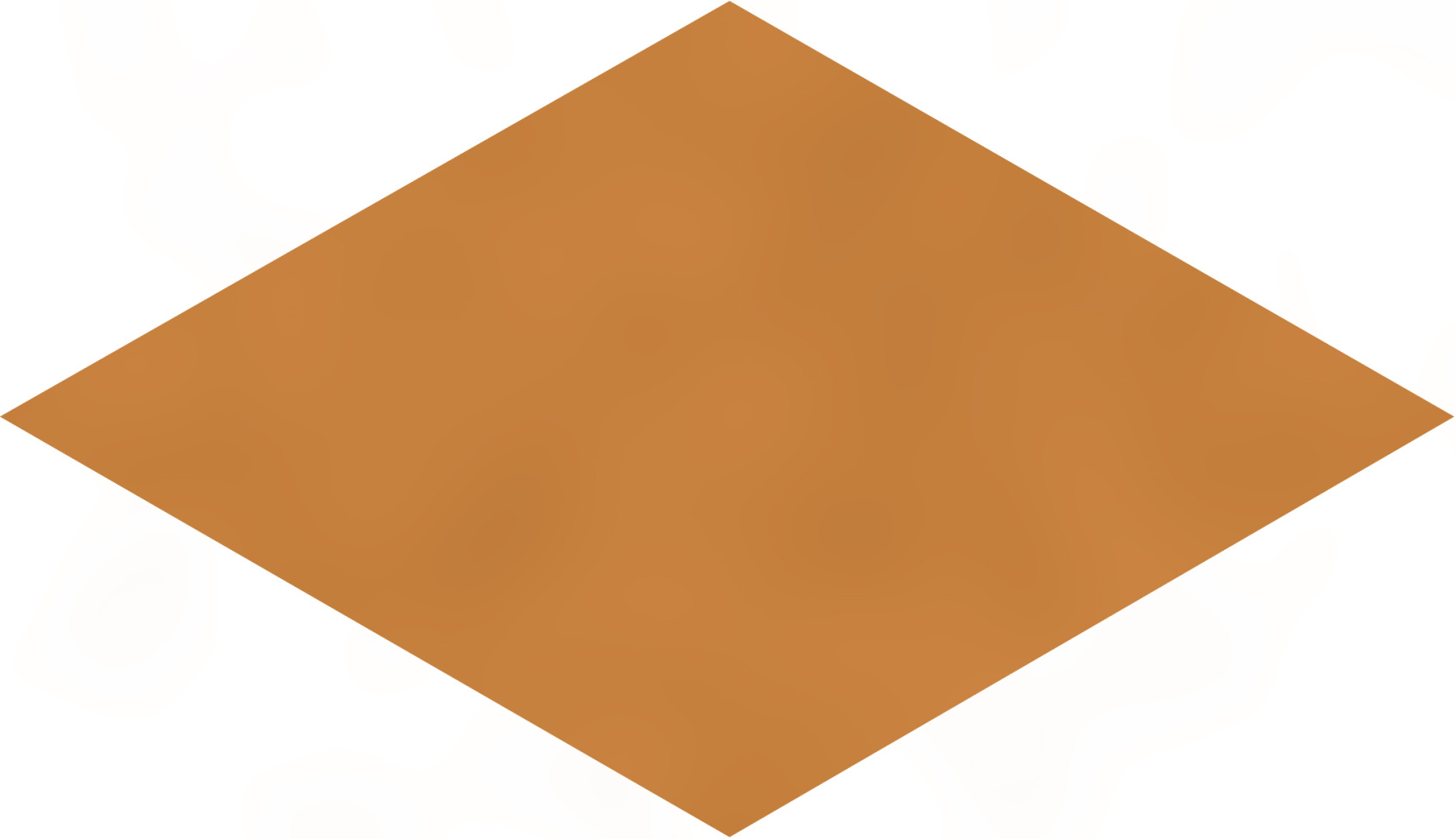 Керамический декор Kerama Marazzi Риад оранжевый глянцевый 13.5x7.8