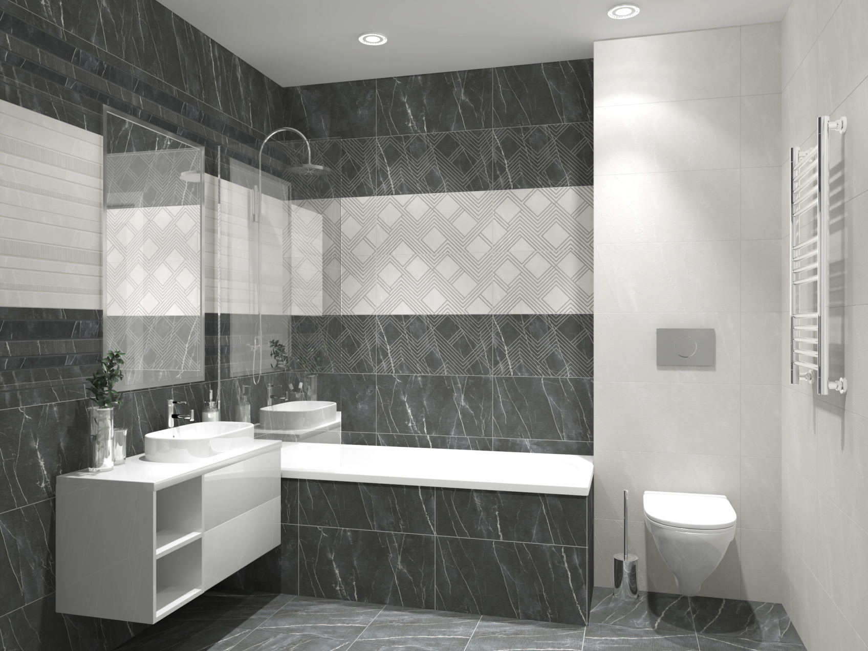 Керамический декор Azori Hygge Light Cristal 315x630