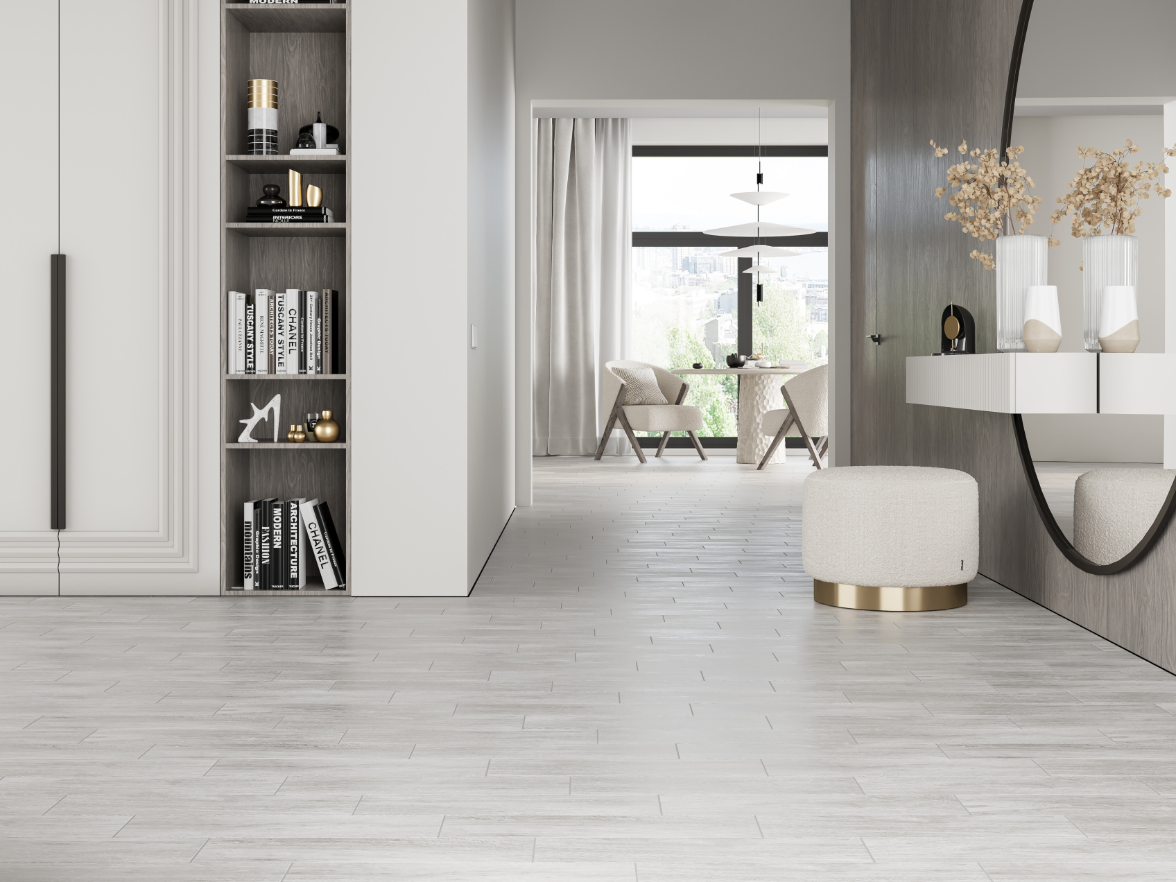 Керамический гранит Gracia Ceramica Nordland grey PG 01 125x500