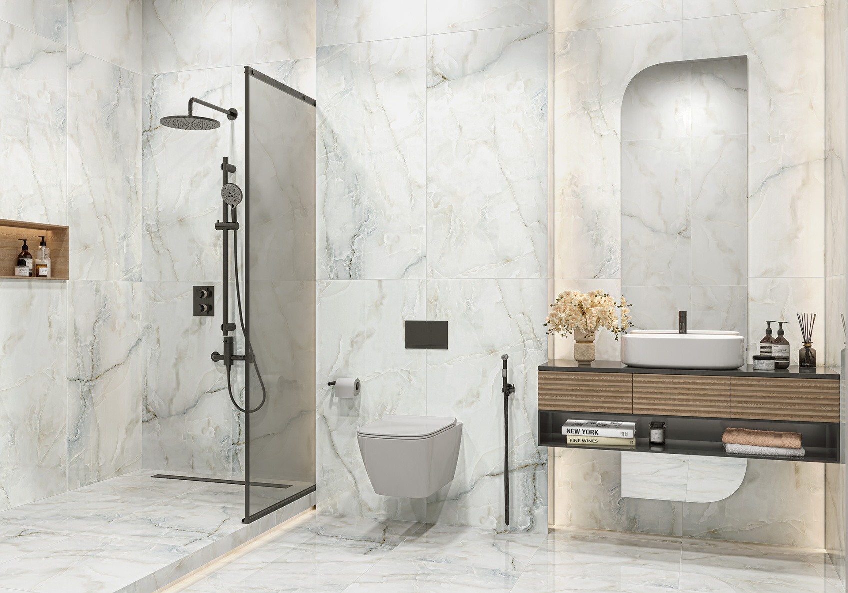 Керамический гранит Moonstone полированный 60х120 60 60120MOS11P