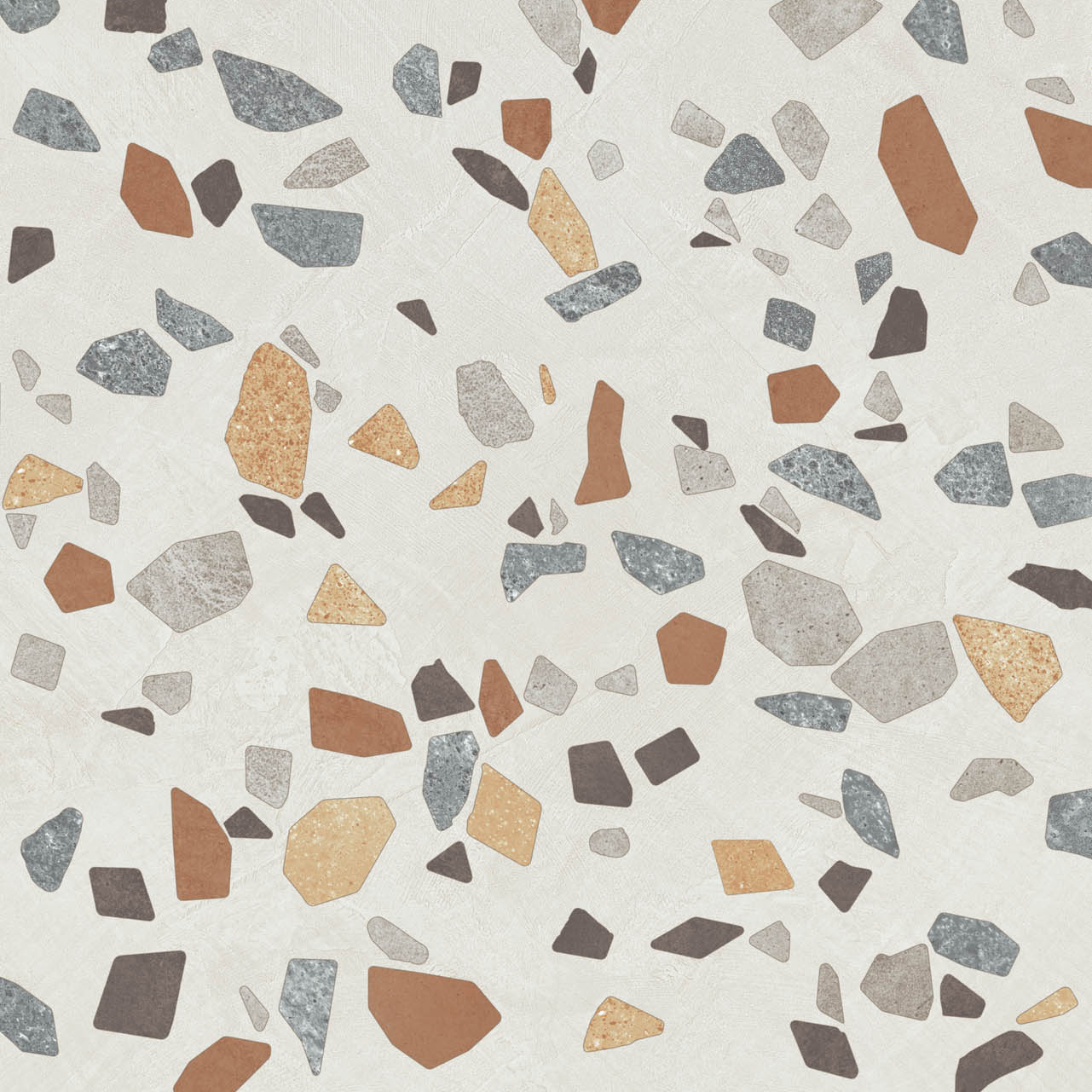 Керамический гранит Estima Arti AT 02 белый неполированный 80x80