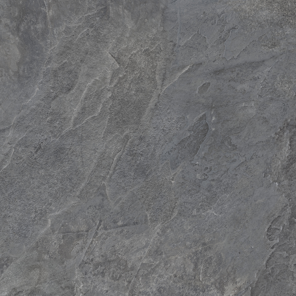 Керамический гранит Kerranova Krater темно-серый K-2212/SR структурированный 60х60