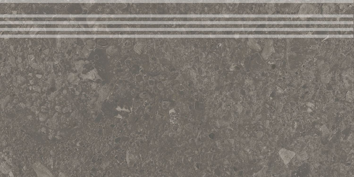 Керамическая ступень Kerama Marazzi Чеппо ди Гре коричневая матовая обрезная 30x60 в Уфе — купить с доставкой | Nova