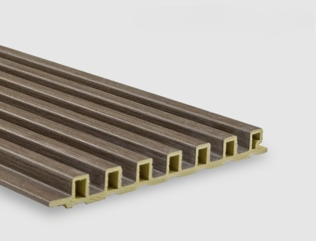 Бамбуковая панель Bonaparte рифленая Rich nut 2800*139*14 (1шт=0,3892 кв.м.)