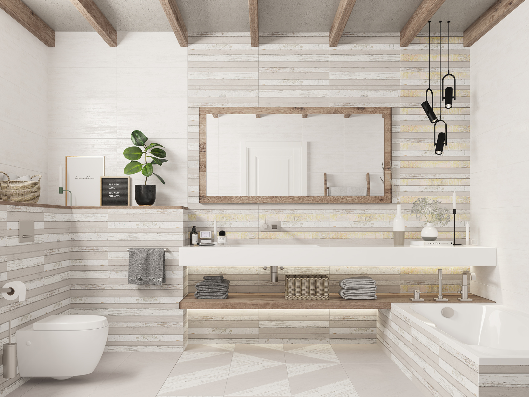 Керамическая плитка Azori Scandi Grey Struttura 315x630