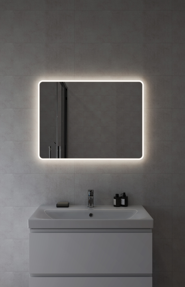 Зеркало ECLIPSE Fusion 60x80 с подсветкой прямоугольное