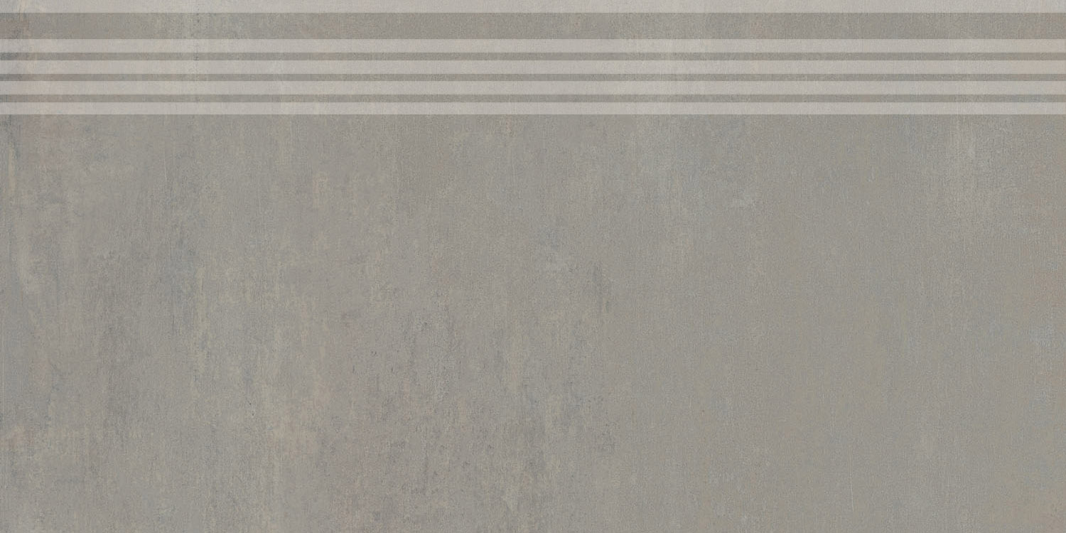 Керамическая ступень SG640120R\GR Гварди серый светлый матовый обрезной 30х60