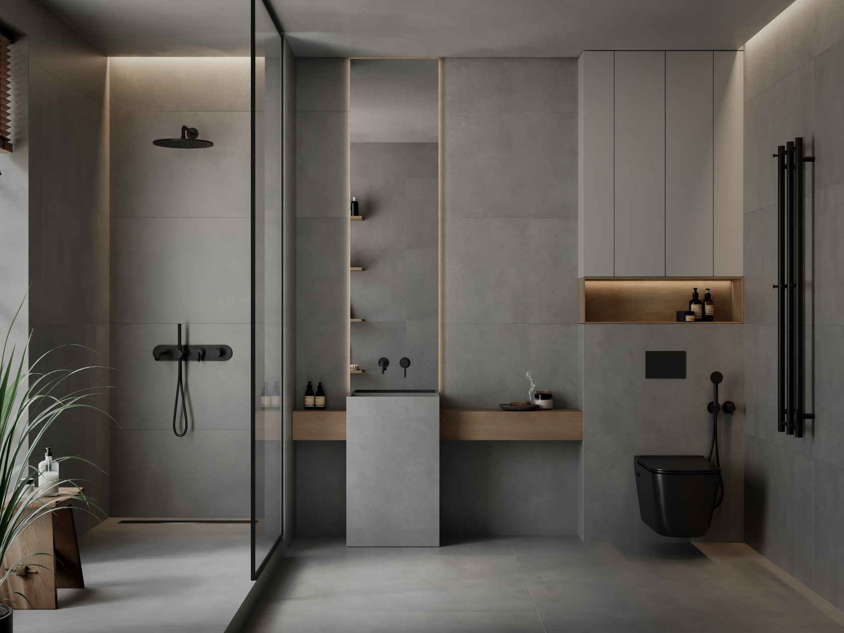 Керамический гранит Gracia Ceramica Beton grey PG 02 матовый 600х1200