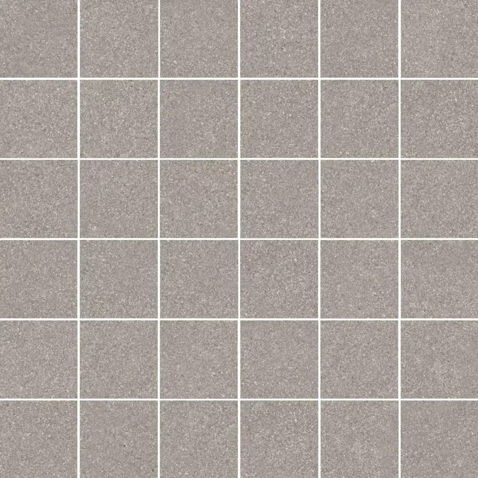Керамический декор Kerama Marazzi Рабат мозаичный серый матовый обрезной 30x30x0.9