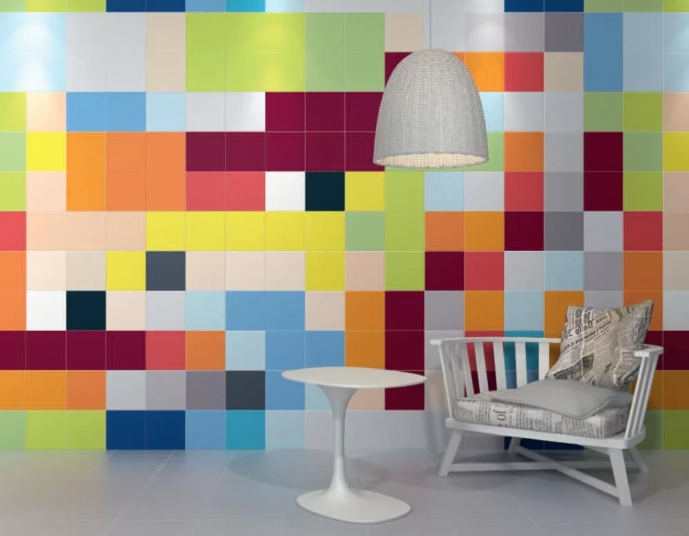 Керамическая плитка Kerama Marazzi 5055 Калейдоскоп блестящий белый 20x20