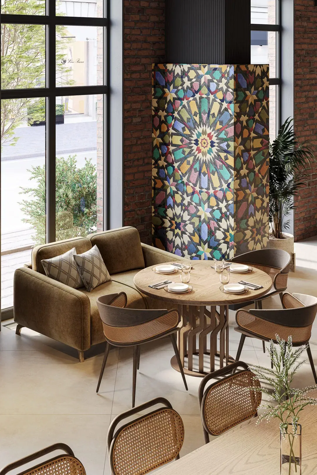 Керамический ковер Kerama Marazzi Ковер Зеллидж матовый обрезной 119.5x238.5