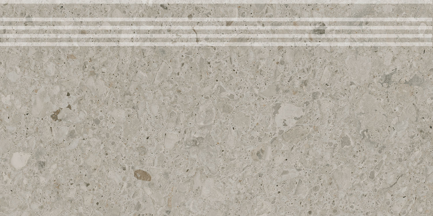 Керамическая ступень Kerama Marazzi Чеппо ди Гре бежевая светлая матовая обрезная 30x60 в Уфе — купить с доставкой | Nova