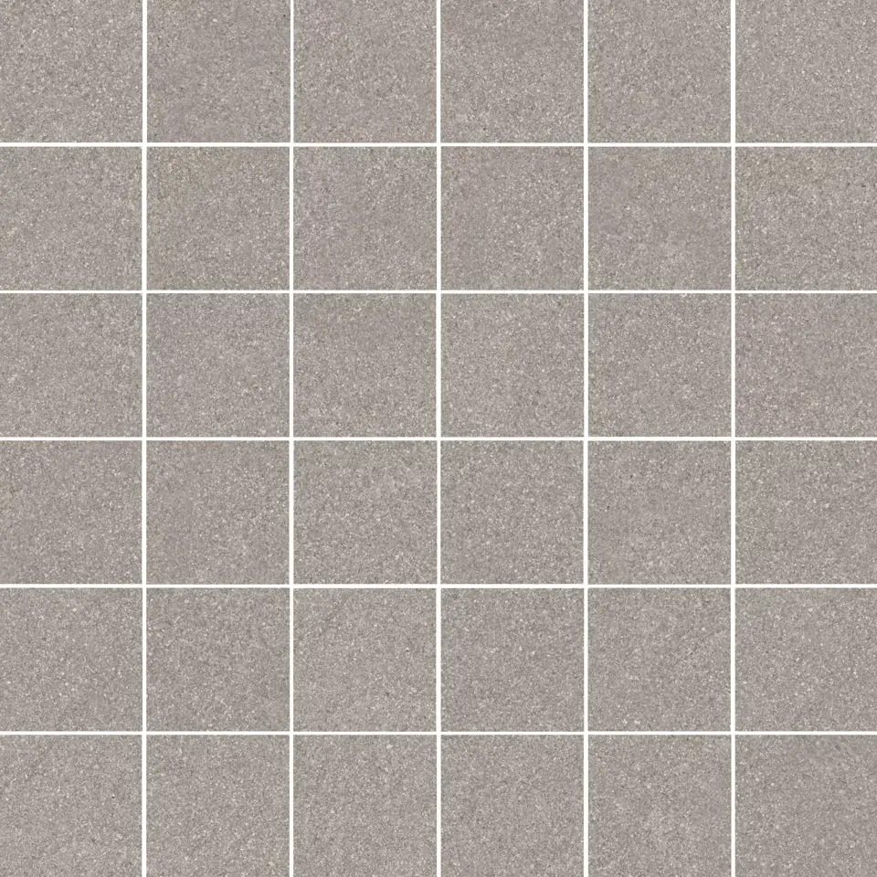 Керамический декор Kerama Marazzi Рабат мозаичный серый матовый обрезной 30x30x0.9