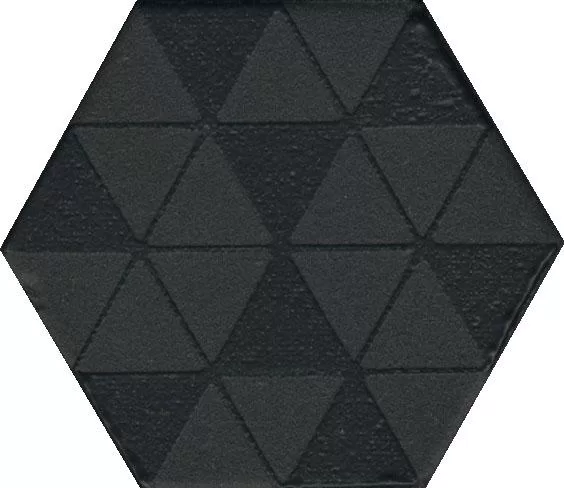 Керамический декор Kerama Marazzi Агуста OS/B241/63001 черный натуральный 6x5,2