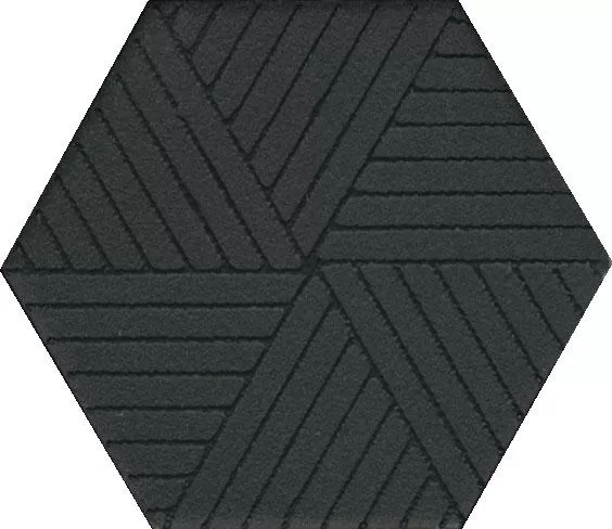 Керамический декор Kerama Marazzi Агуста OS/B241/63001 черный натуральный 6x5,2