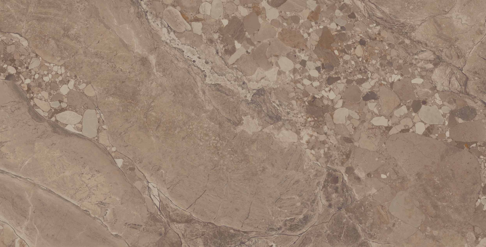 Керамический гранит Estima Oceanmist OM03 Brown полированный 60x120