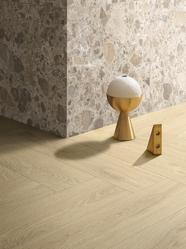 Керамический гранит Vitra RoyalWood K952400R Медовый Матовый 20х80