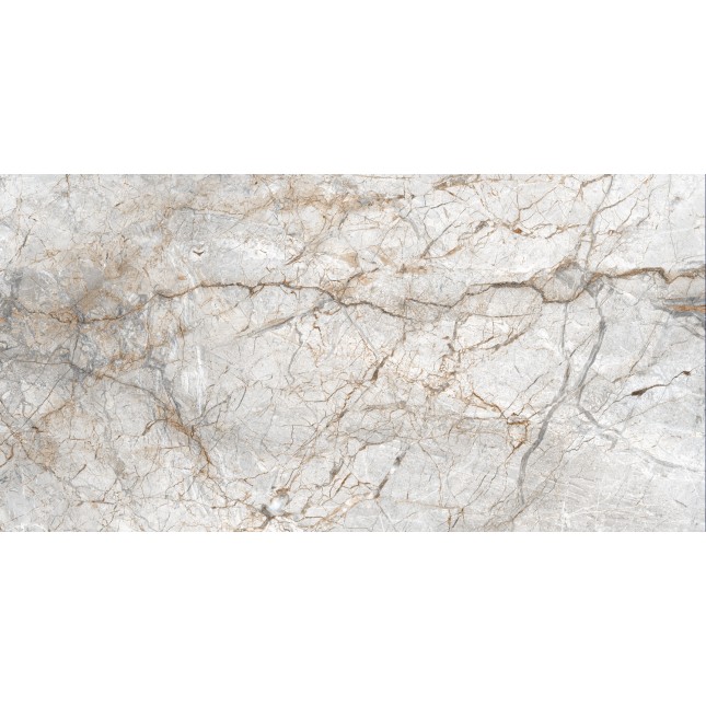 Керамический гранит Грессе Петра GRS02-15MD Серый камень серебристо бежевый 1200x600x10