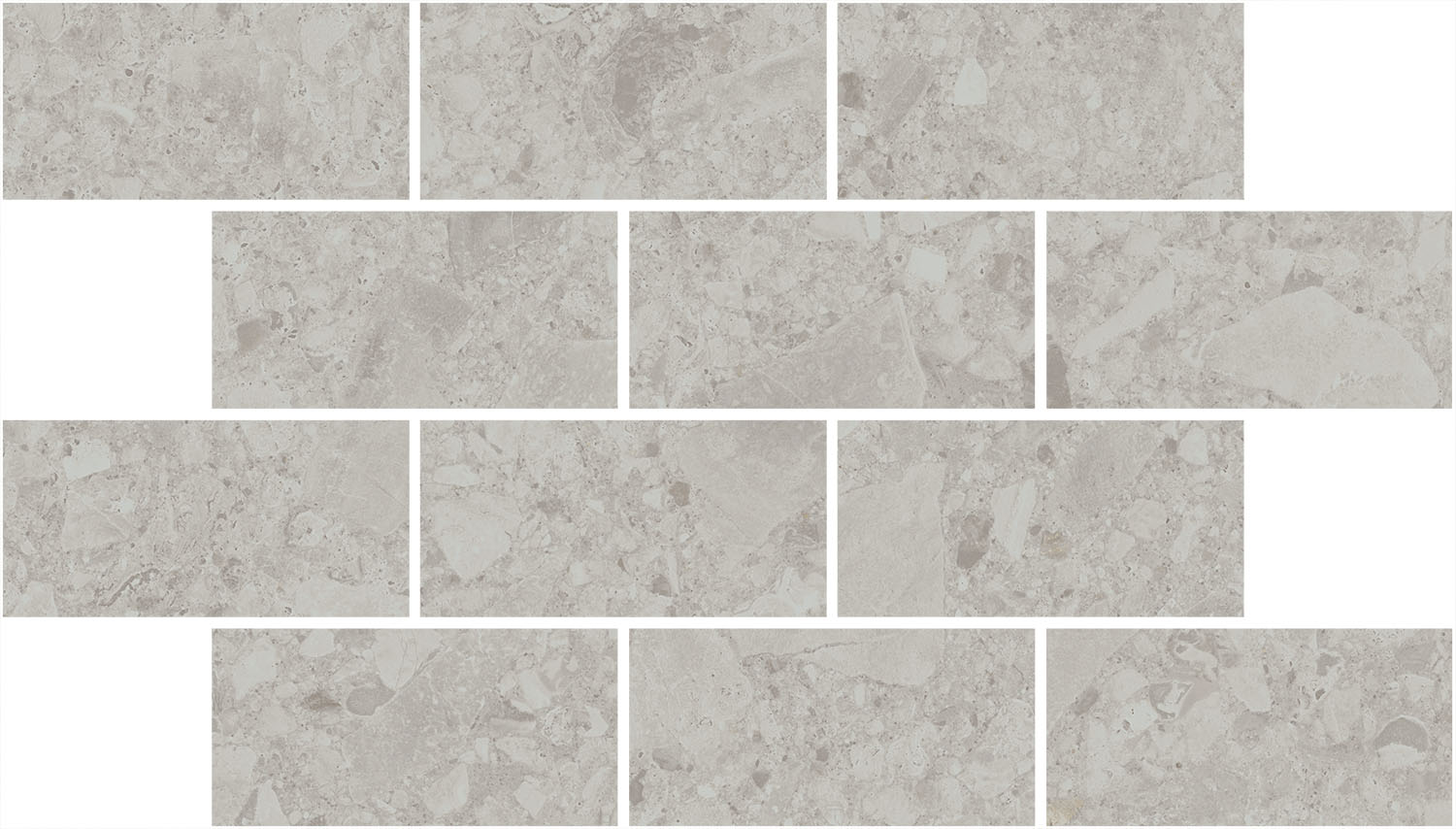 Керамическая мозаика Kerama Marazzi Чеппо ди Гре серый светлый матовый обрезной 34,6x20 в Уфе — купить с доставкой | Nova