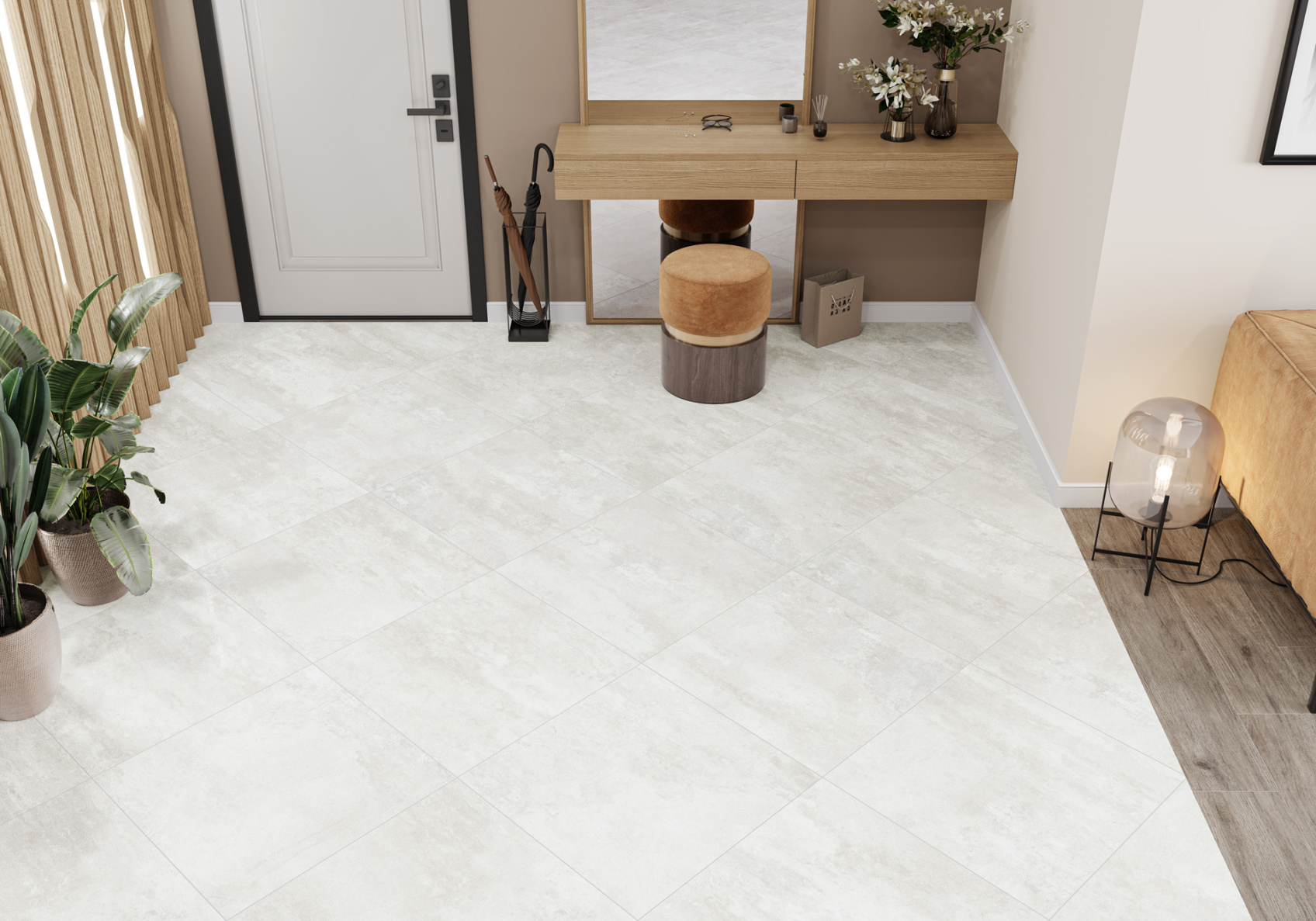 Керамический гранит New Trend Centro White матовый 60х60D60222M