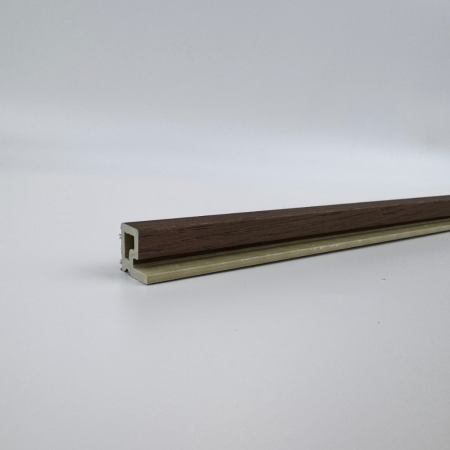 Бамбуковая панель Bonaparte рифленая Rich sherwood pecan 2800*10*14 (1шт) А