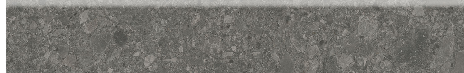 Керамический плинтус Kerama Marazzi Чеппо ди Гре антрацит матовый обрезной 60x9,5