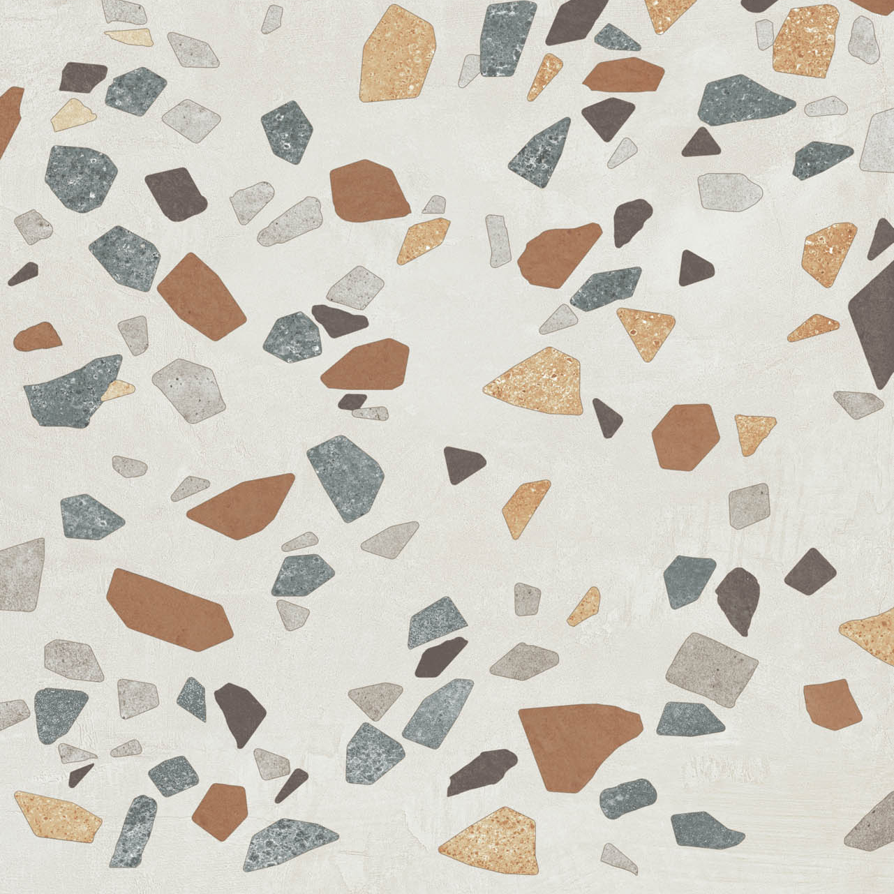 Керамический гранит Estima Arti AT 02 белый неполированный 80x80