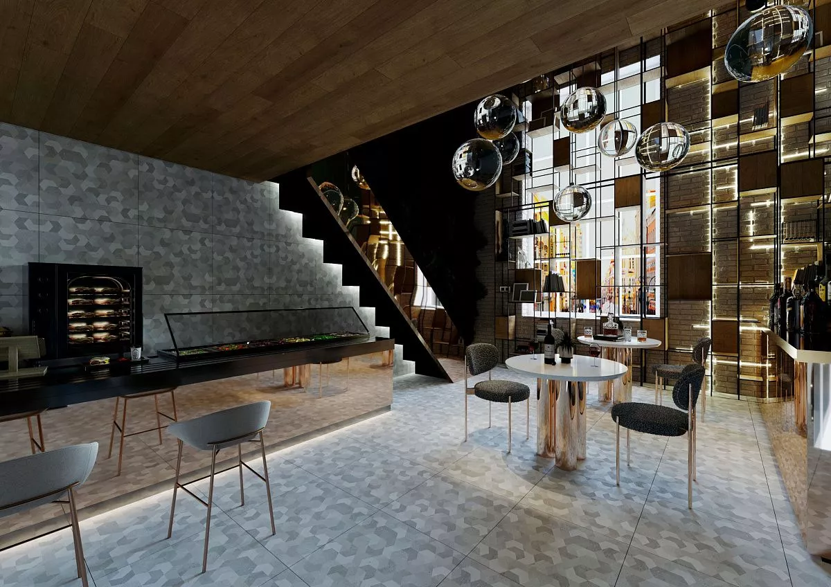 Керамический гранит DAKO Шеврон  E-5017/MR/600x600x9 ректификат