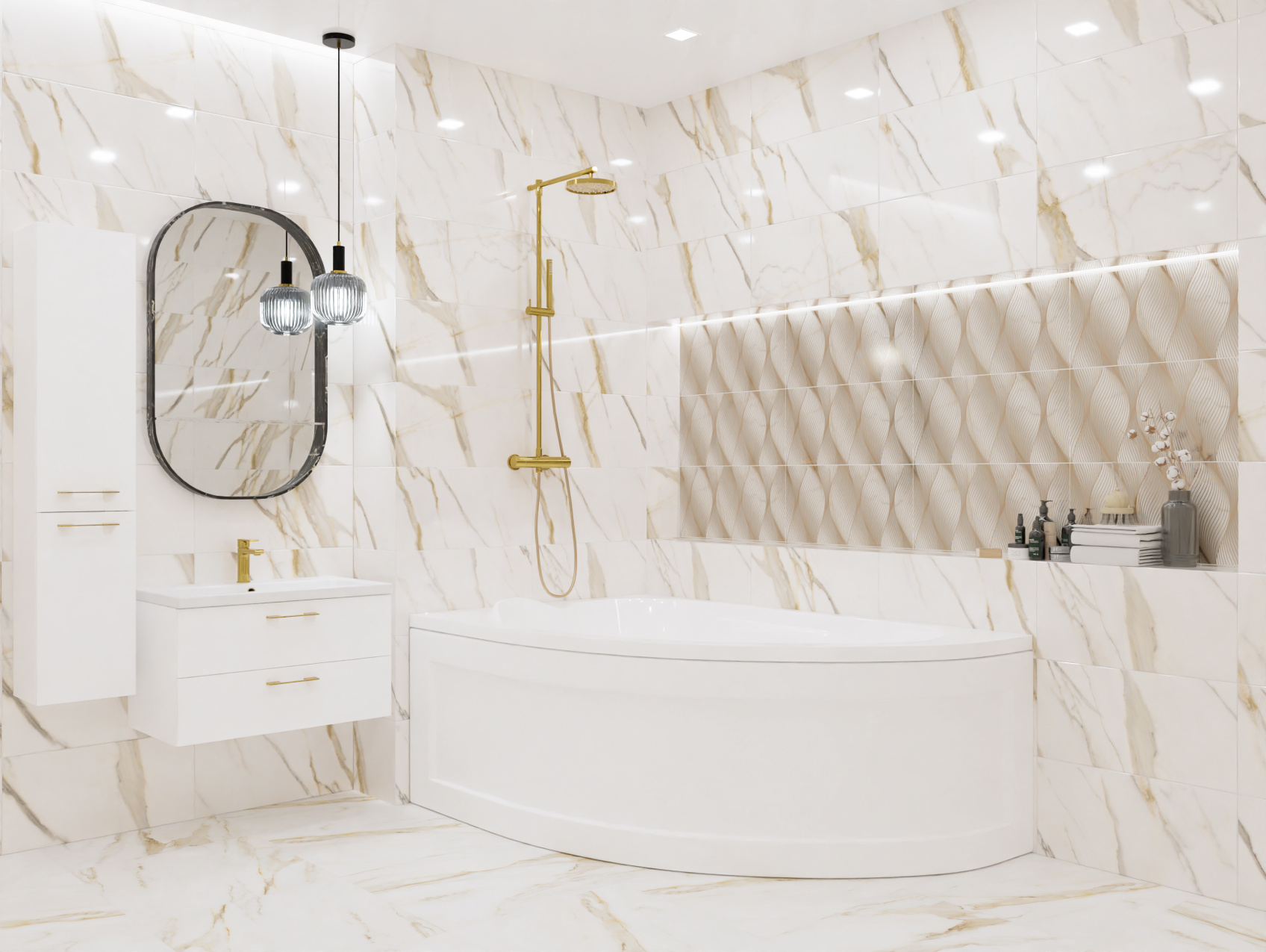 Керамическая плитка Azori Apulia Oro 315x630