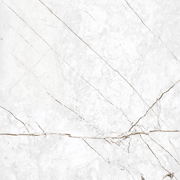 Керамический гранит Sandra CF101 LLR лаппатированный белый 600х600