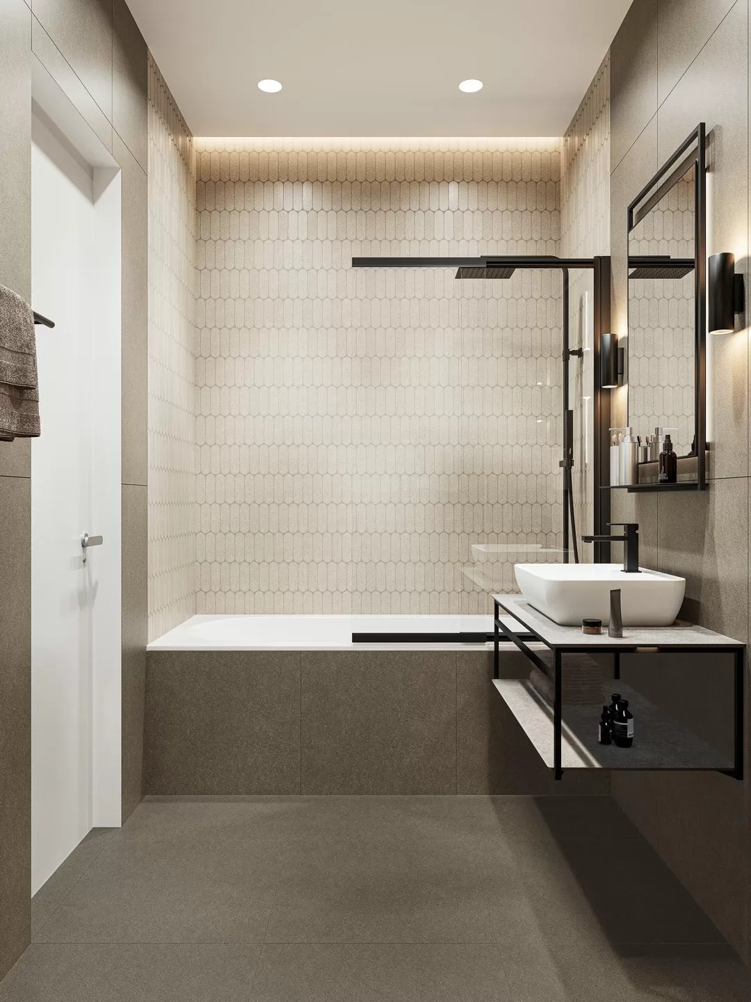 Керамический гранит Kerama Marazzi Джиминьяно DD519520R коричневый матовый обрезной 60х119,5