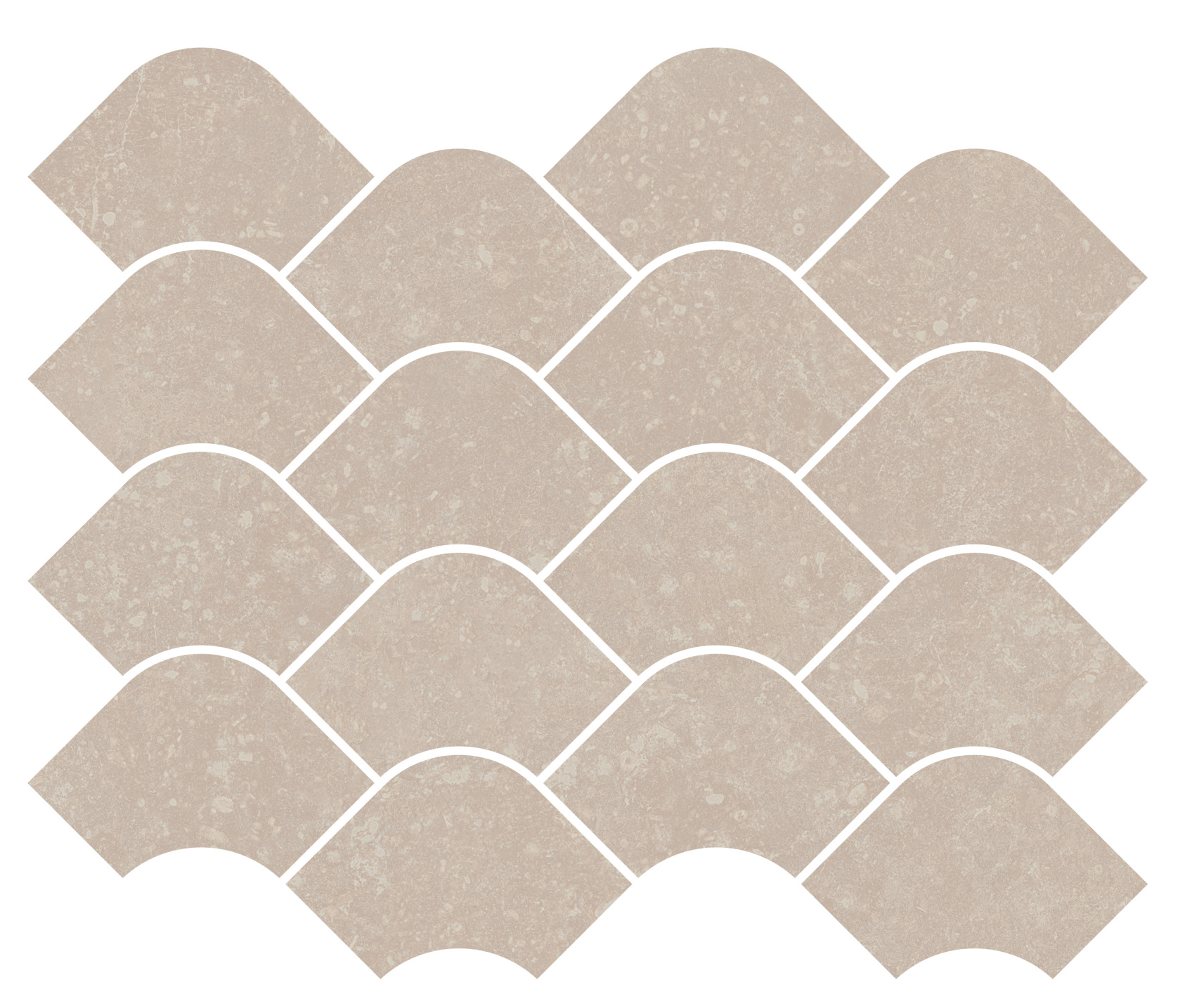 Керамический декор Kerama Marazzi Касабланка наборный бежевый светлый матовый обрезной 30x25x0.9