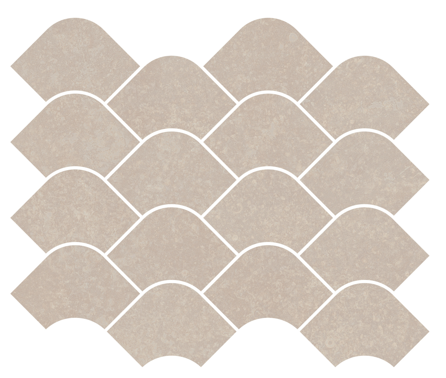 Керамический декор Kerama Marazzi Касабланка наборный бежевый светлый матовый обрезной 30x25x0.9