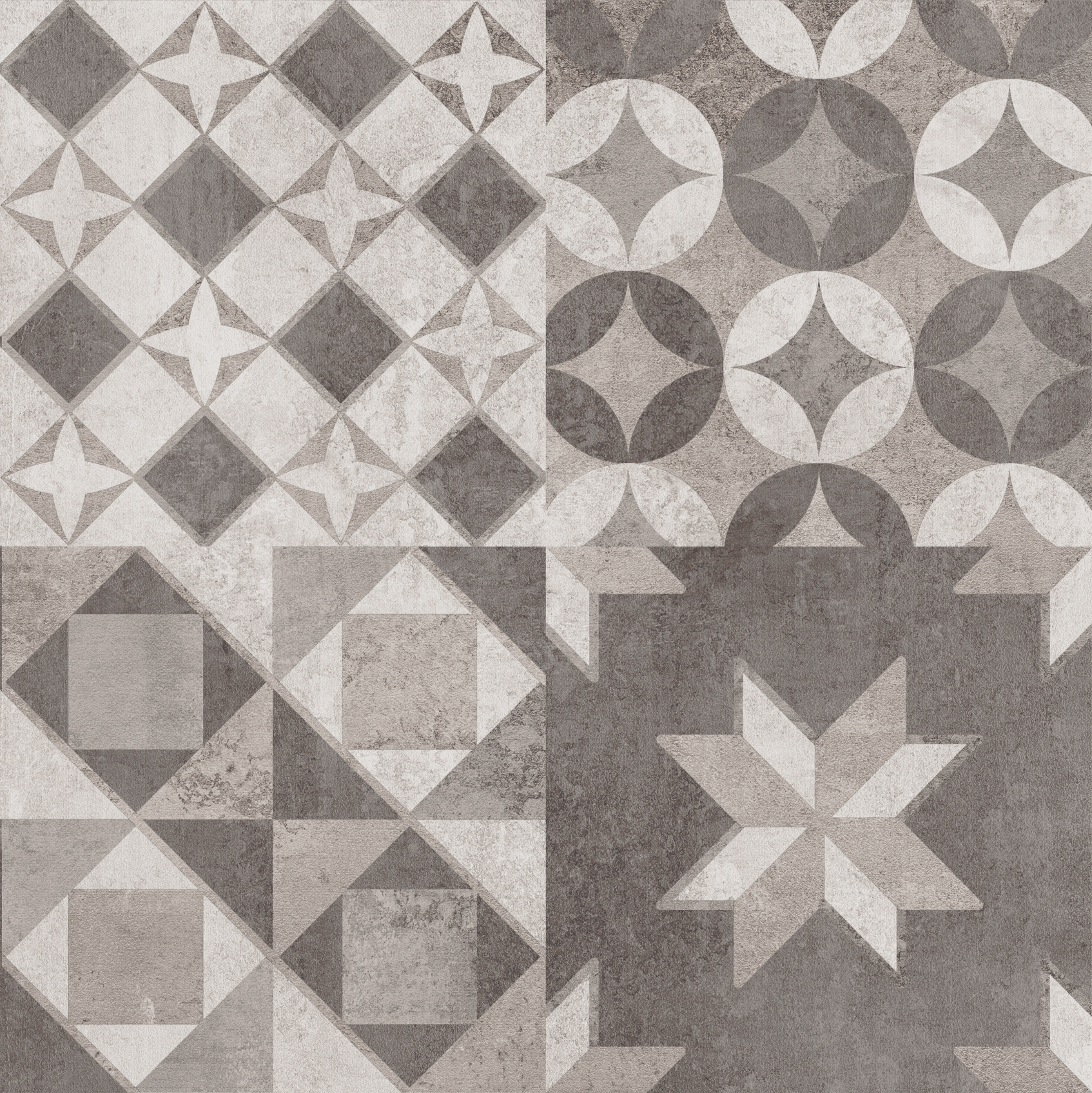 Керамический гранит Estima Art AR01 Patchwork неполированный 40,5х40,5